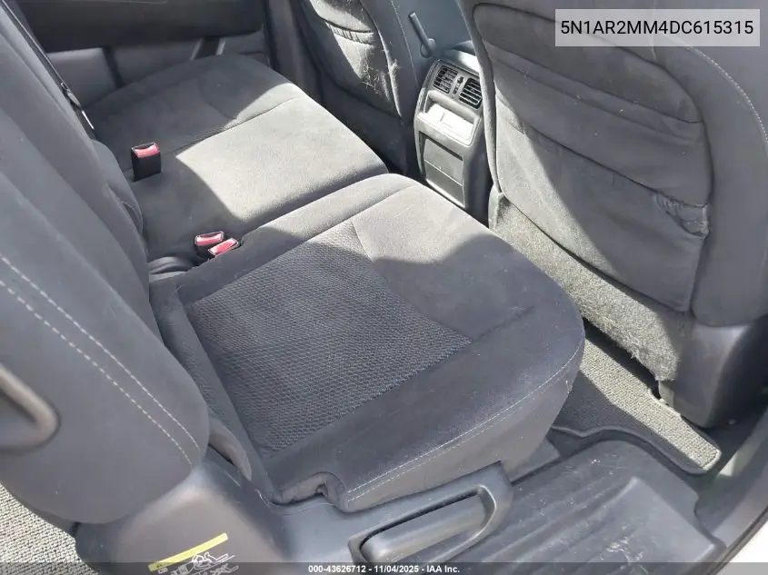 5N1AR2MM4DC615315 2013 Nissan Pathfinder Sv