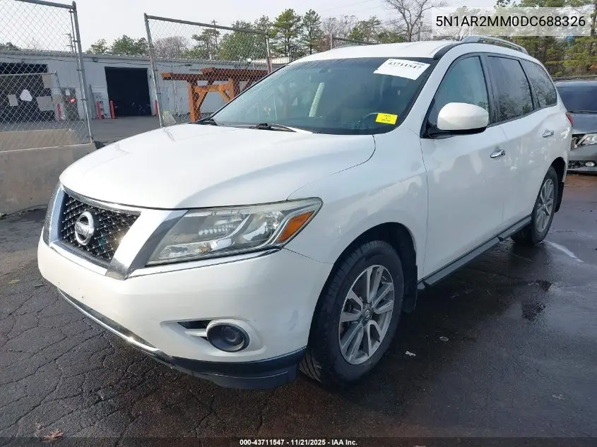 5N1AR2MM0DC688326 2013 Nissan Pathfinder Sv
