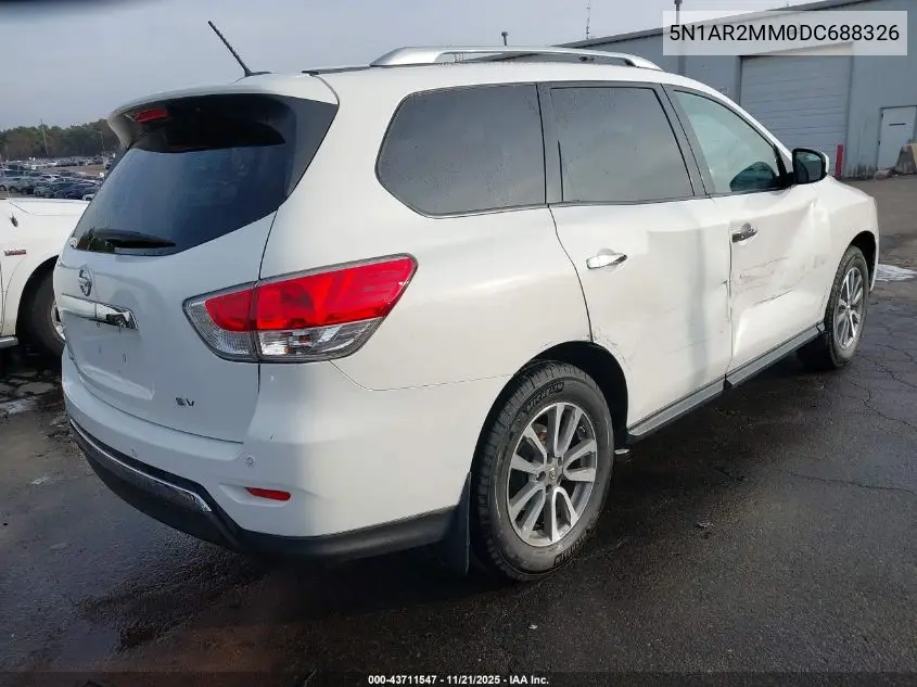 5N1AR2MM0DC688326 2013 Nissan Pathfinder Sv