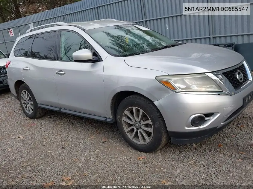 5N1AR2MM1DC685547 2013 Nissan Pathfinder Sv