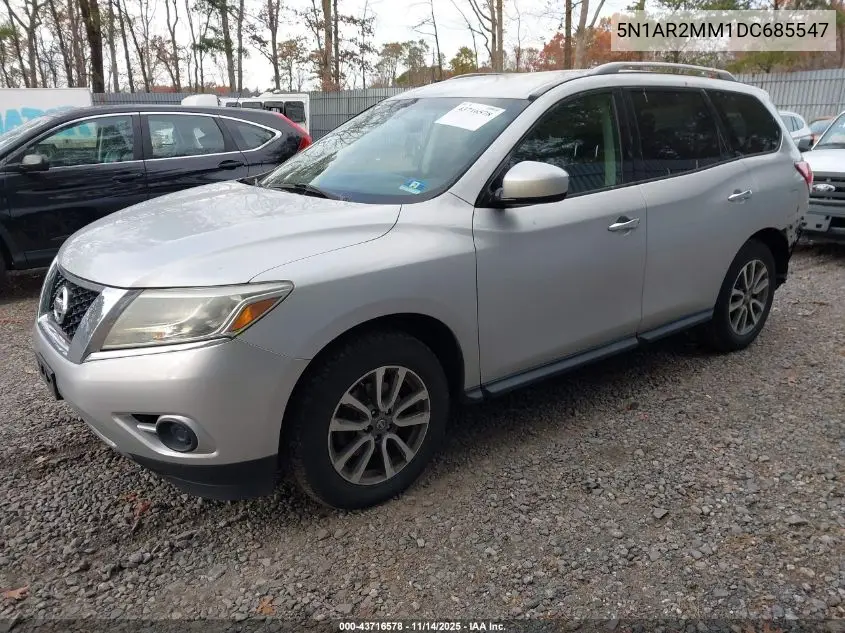 5N1AR2MM1DC685547 2013 Nissan Pathfinder Sv