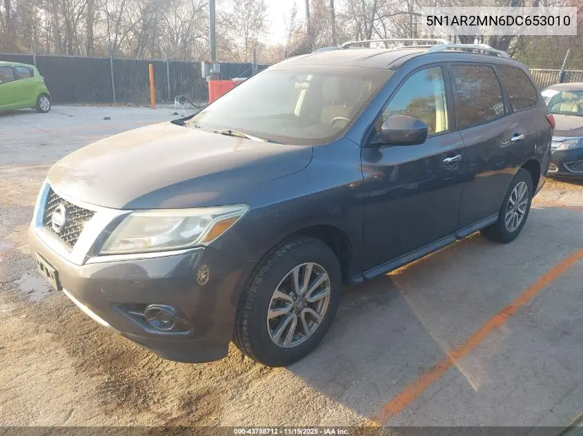 5N1AR2MN6DC653010 2013 Nissan Pathfinder S