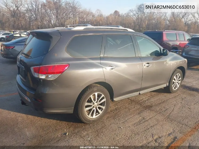 5N1AR2MN6DC653010 2013 Nissan Pathfinder S