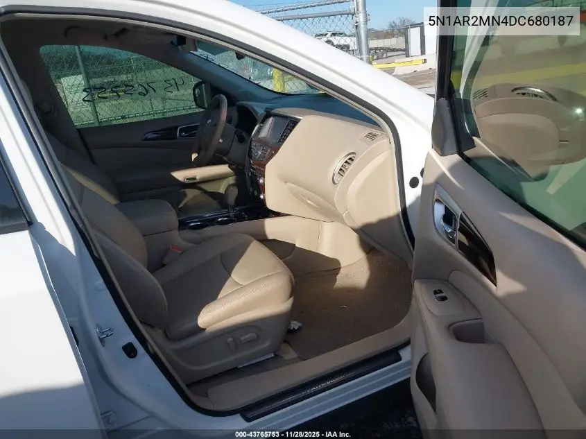 5N1AR2MN4DC680187 2013 Nissan Pathfinder Platinum