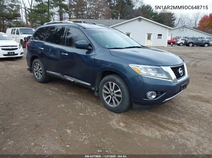5N1AR2MM9DC648715 2013 Nissan Pathfinder Sl