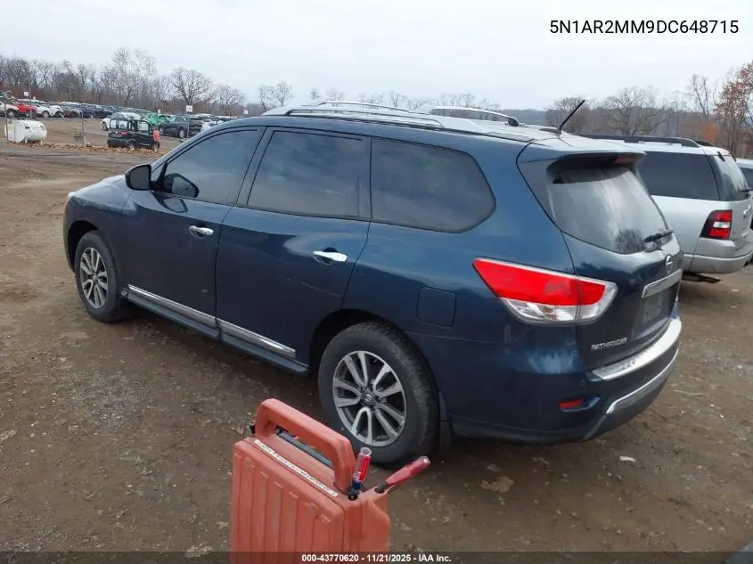 5N1AR2MM9DC648715 2013 Nissan Pathfinder Sl