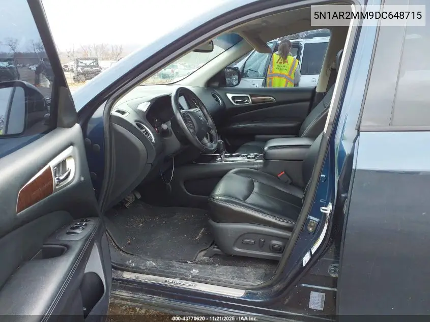 5N1AR2MM9DC648715 2013 Nissan Pathfinder Sl