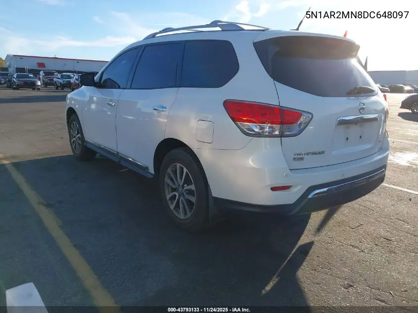 5N1AR2MN8DC648097 2013 Nissan Pathfinder Sl