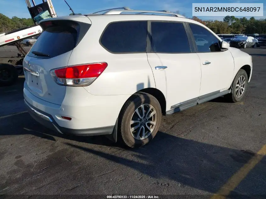 5N1AR2MN8DC648097 2013 Nissan Pathfinder Sl
