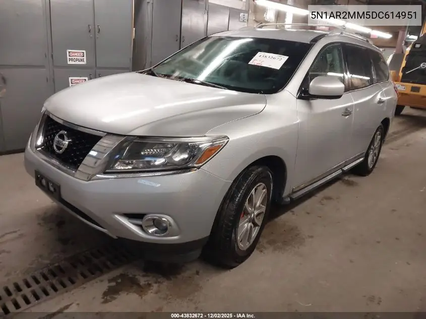 5N1AR2MM5DC614951 2013 Nissan Pathfinder Sl