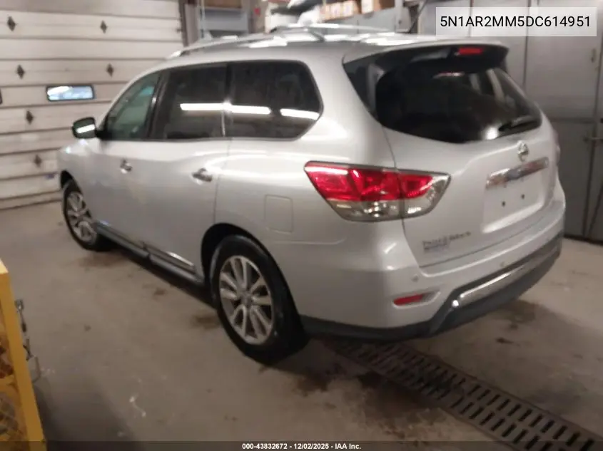5N1AR2MM5DC614951 2013 Nissan Pathfinder Sl