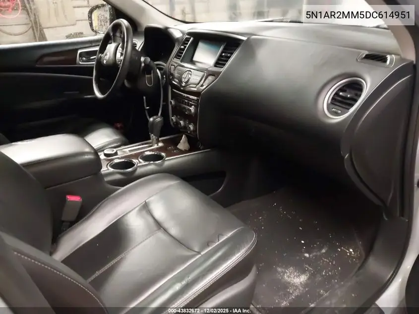 5N1AR2MM5DC614951 2013 Nissan Pathfinder Sl