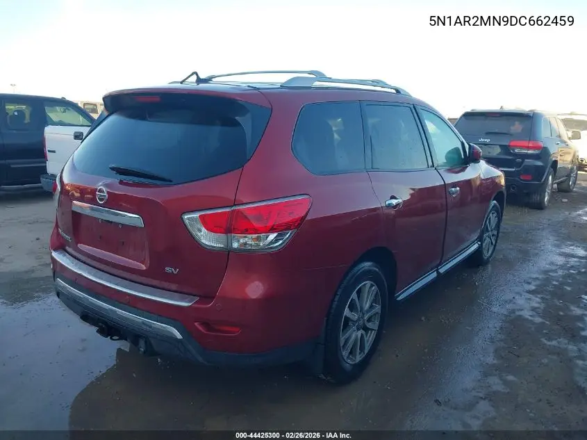 5N1AR2MN9DC662459 2013 Nissan Pathfinder Sv
