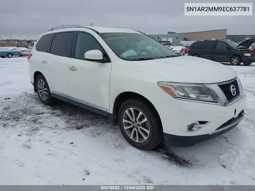 5N1AR2MM9EC637781 2014 Nissan Pathfinder S/Sv/Sl/Platinum