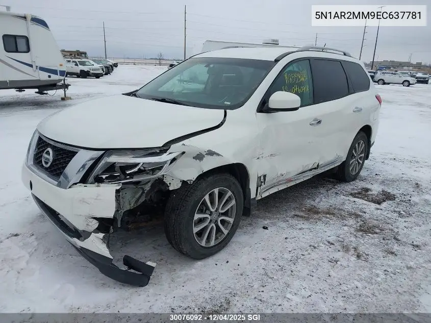 5N1AR2MM9EC637781 2014 Nissan Pathfinder S/Sv/Sl/Platinum
