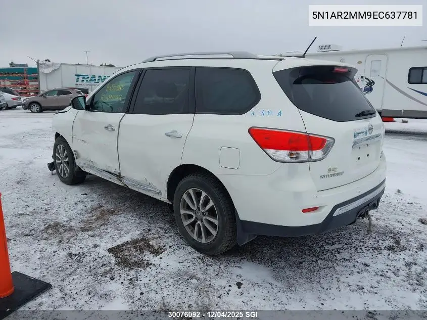 5N1AR2MM9EC637781 2014 Nissan Pathfinder S/Sv/Sl/Platinum