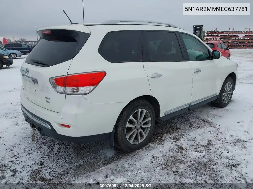 5N1AR2MM9EC637781 2014 Nissan Pathfinder S/Sv/Sl/Platinum