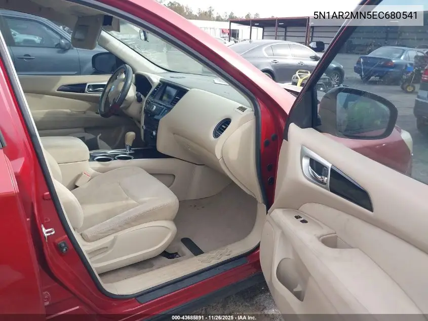 5N1AR2MN5EC680541 2014 Nissan Pathfinder S