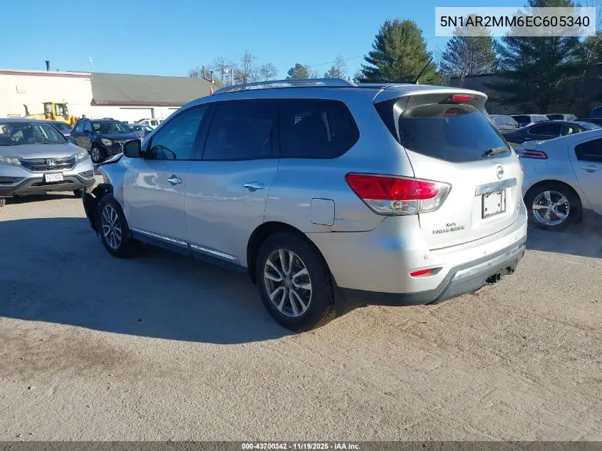 5N1AR2MM6EC605340 2014 Nissan Pathfinder Sl