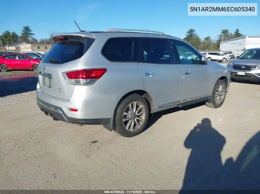 5N1AR2MM6EC605340 2014 Nissan Pathfinder Sl