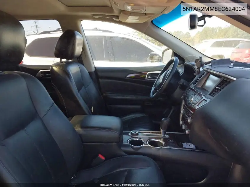 5N1AR2MM8EC624004 2014 Nissan Pathfinder Sl