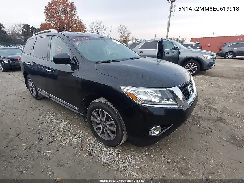 5N1AR2MM8EC619918 2014 Nissan Pathfinder Sl