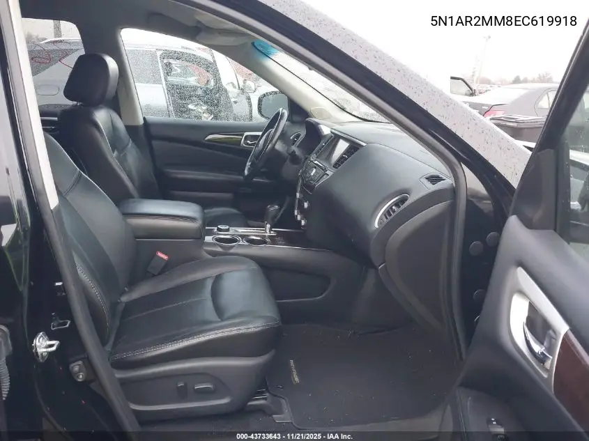 5N1AR2MM8EC619918 2014 Nissan Pathfinder Sl