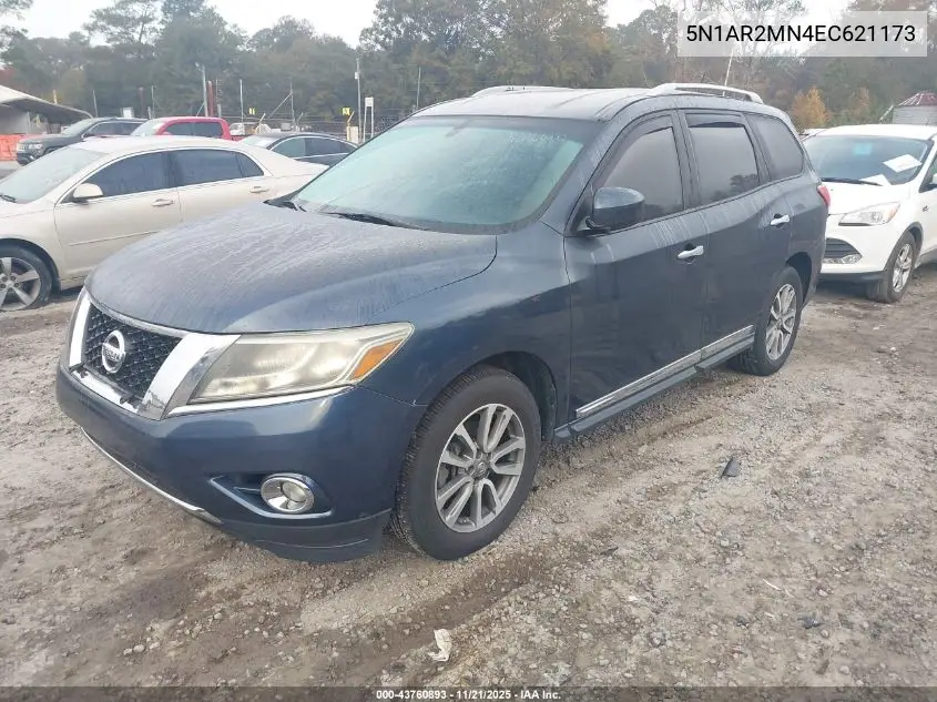 5N1AR2MN4EC621173 2014 Nissan Pathfinder Sl