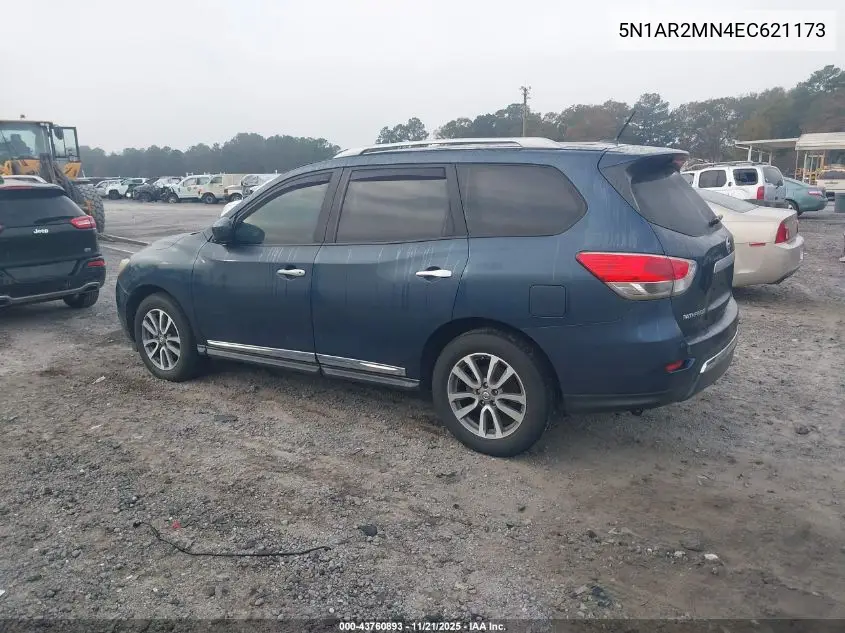 5N1AR2MN4EC621173 2014 Nissan Pathfinder Sl