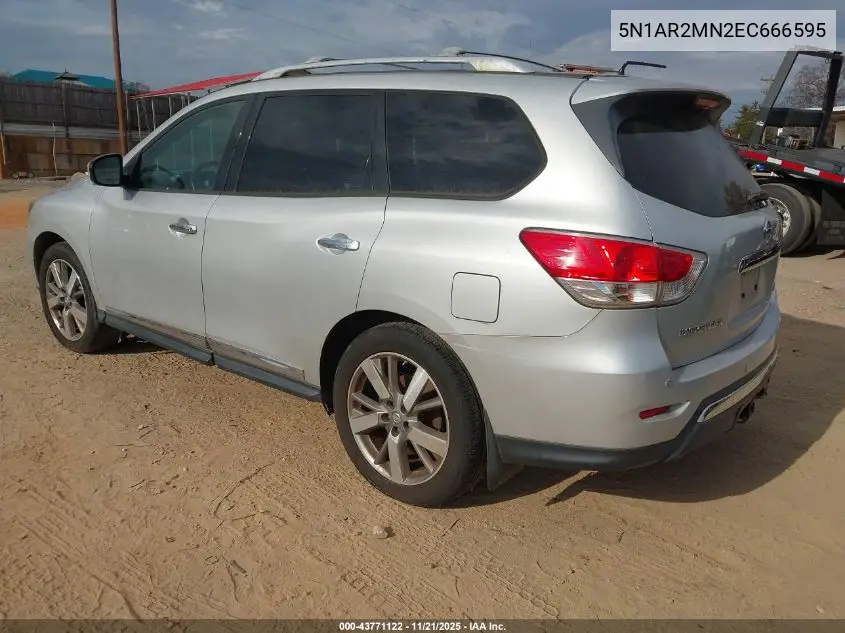 5N1AR2MN2EC666595 2014 Nissan Pathfinder Platinum