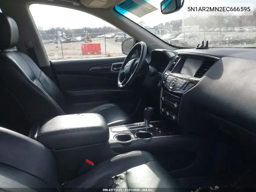 5N1AR2MN2EC666595 2014 Nissan Pathfinder Platinum