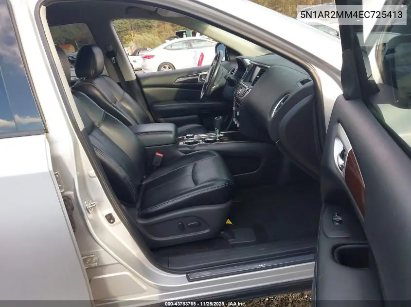 5N1AR2MM4EC725413 2014 Nissan Pathfinder Sl