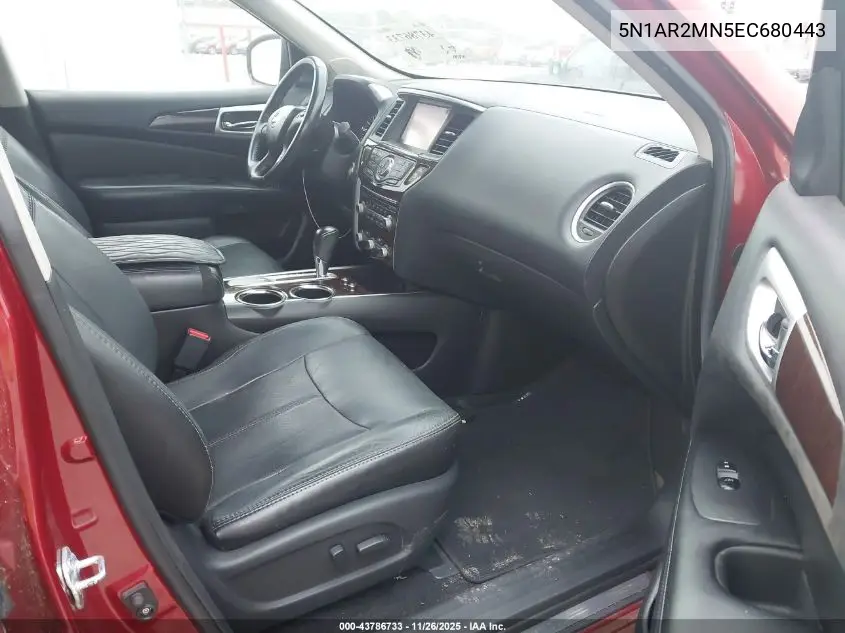 5N1AR2MN5EC680443 2014 Nissan Pathfinder Platinum
