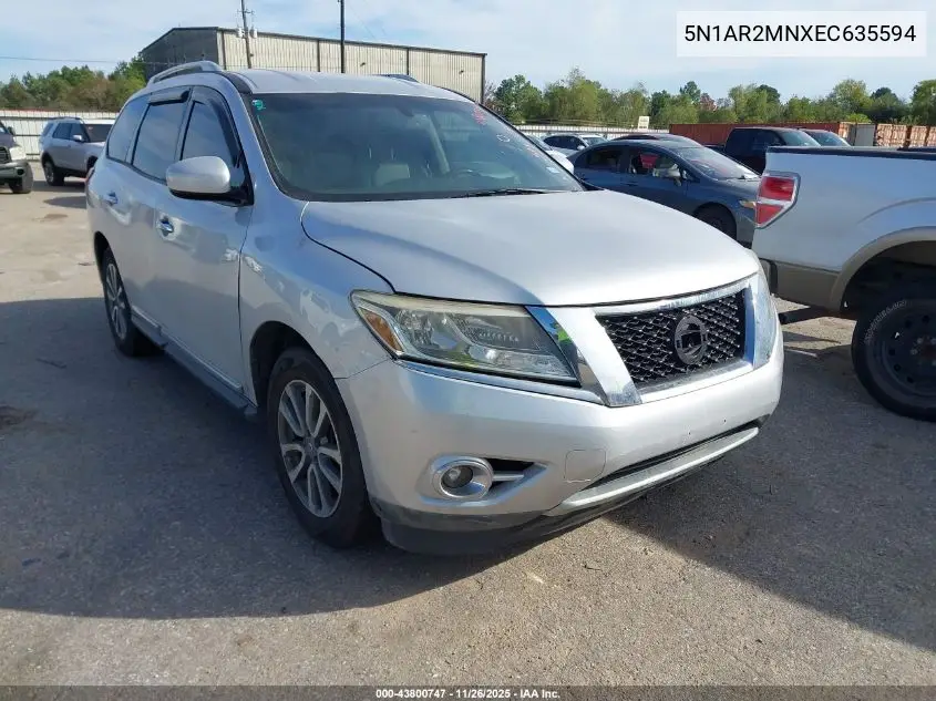 5N1AR2MNXEC635594 2014 Nissan Pathfinder Sl