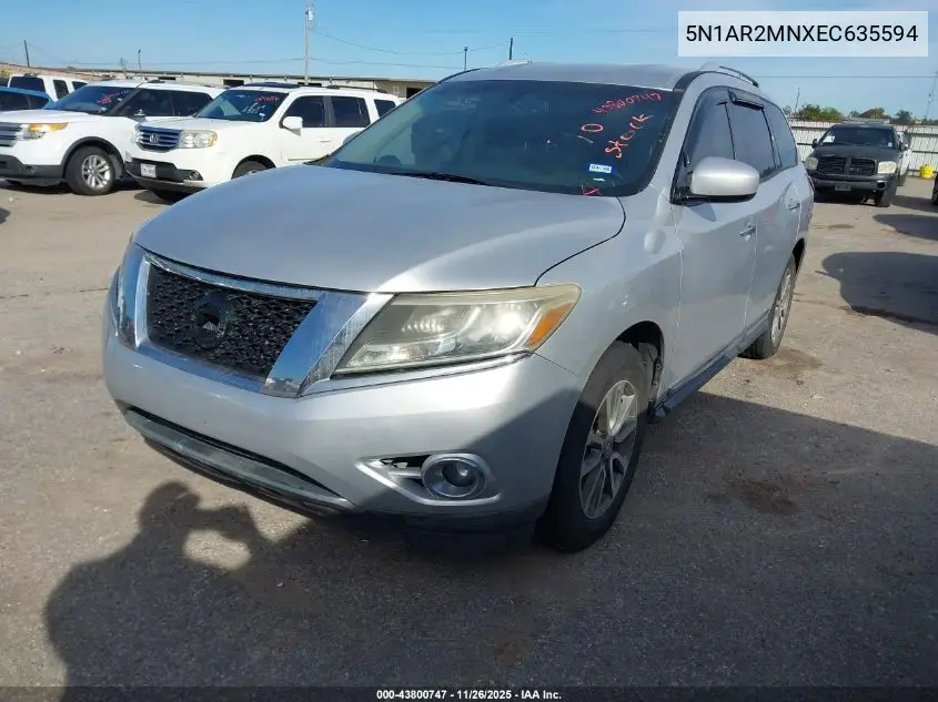 5N1AR2MNXEC635594 2014 Nissan Pathfinder Sl