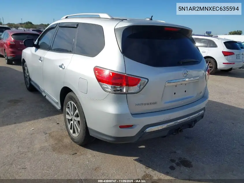 5N1AR2MNXEC635594 2014 Nissan Pathfinder Sl