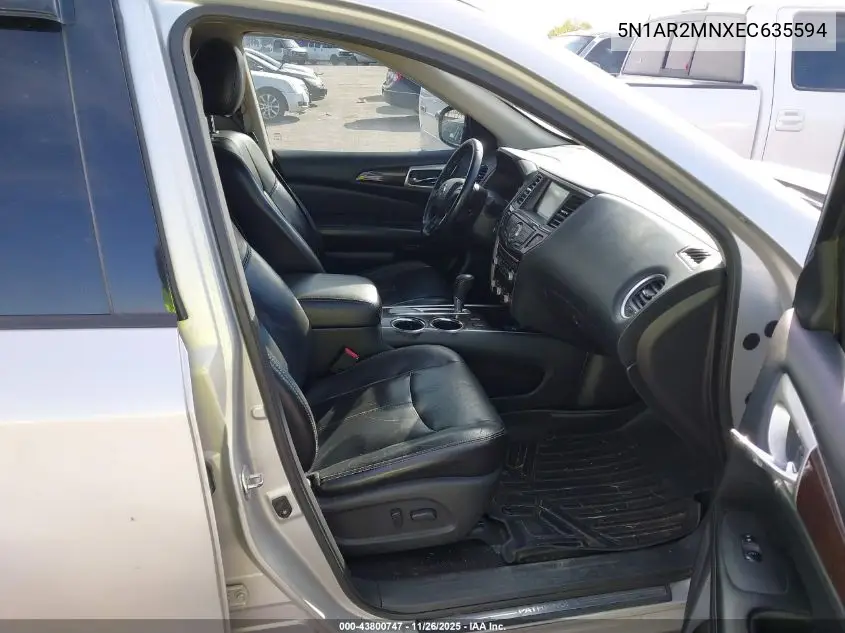 5N1AR2MNXEC635594 2014 Nissan Pathfinder Sl