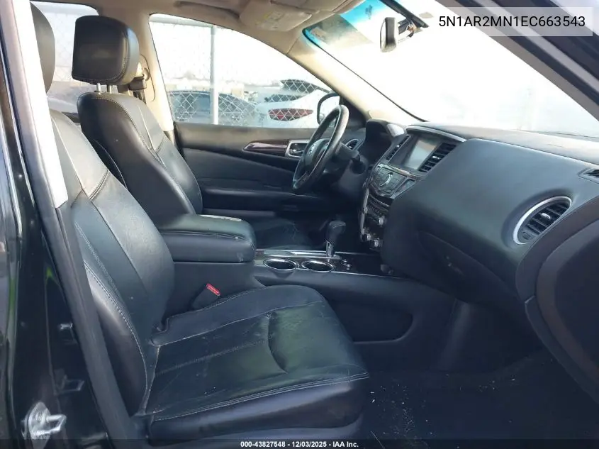 5N1AR2MN1EC663543 2014 Nissan Pathfinder Platinum