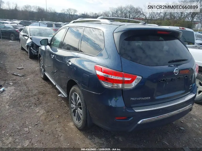5N1CR2MM0EC660889 2014 Nissan Pathfinder Hybrid Sv