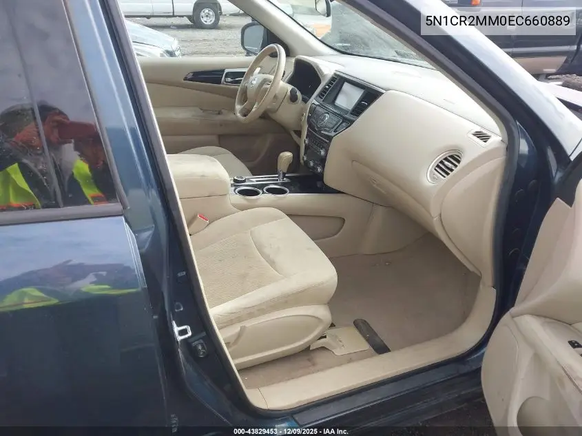 5N1CR2MM0EC660889 2014 Nissan Pathfinder Hybrid Sv