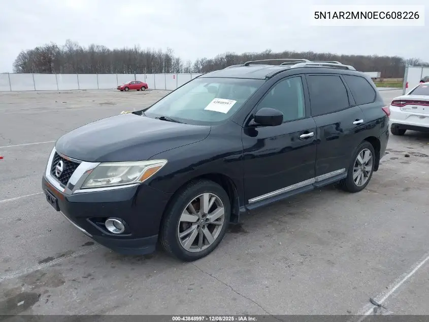 5N1AR2MN0EC608226 2014 Nissan Pathfinder Platinum