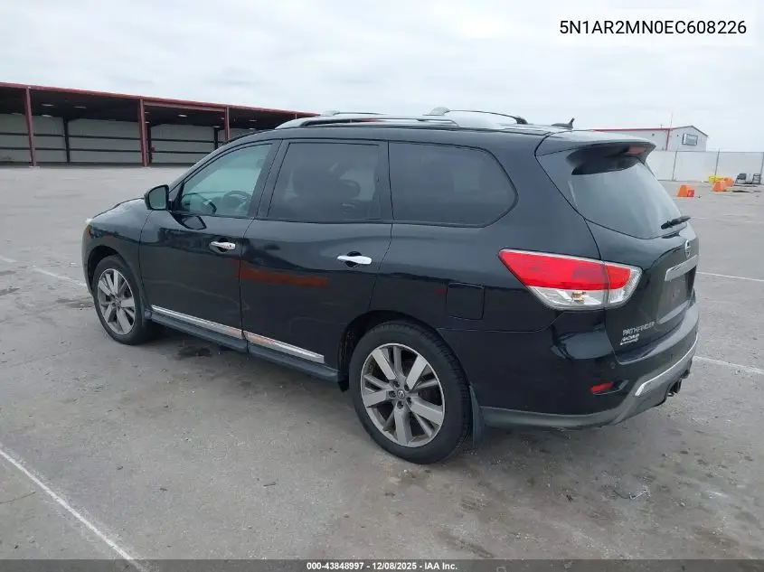 5N1AR2MN0EC608226 2014 Nissan Pathfinder Platinum