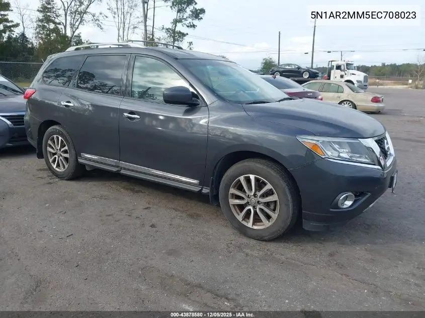 5N1AR2MM5EC708023 2014 Nissan Pathfinder Sl