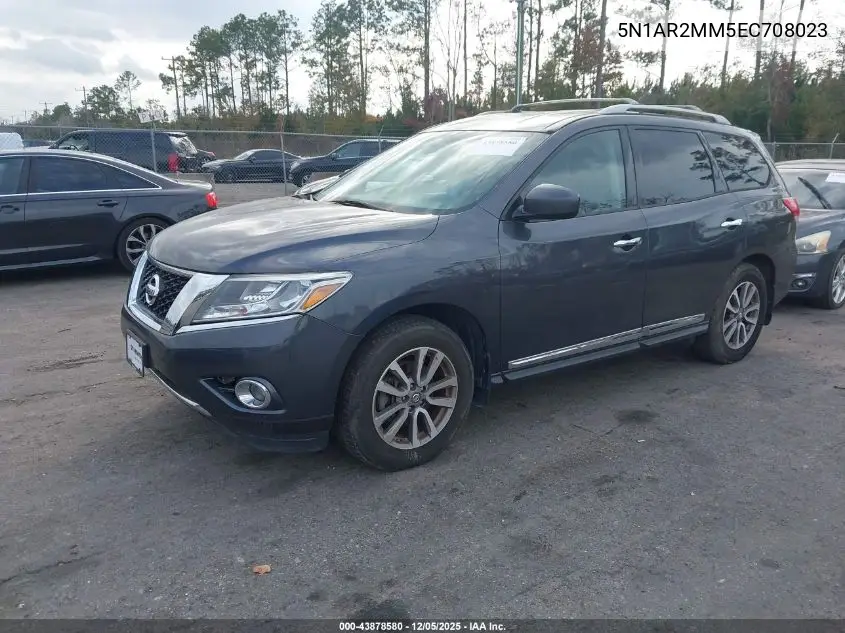 5N1AR2MM5EC708023 2014 Nissan Pathfinder Sl