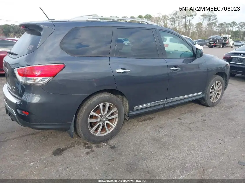 5N1AR2MM5EC708023 2014 Nissan Pathfinder Sl