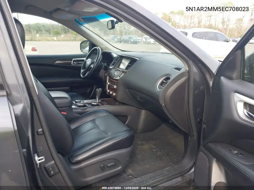 5N1AR2MM5EC708023 2014 Nissan Pathfinder Sl