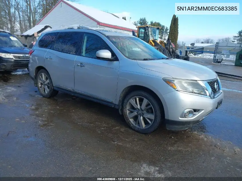 5N1AR2MM0EC683385 2014 Nissan Pathfinder Platinum