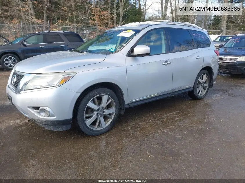 5N1AR2MM0EC683385 2014 Nissan Pathfinder Platinum