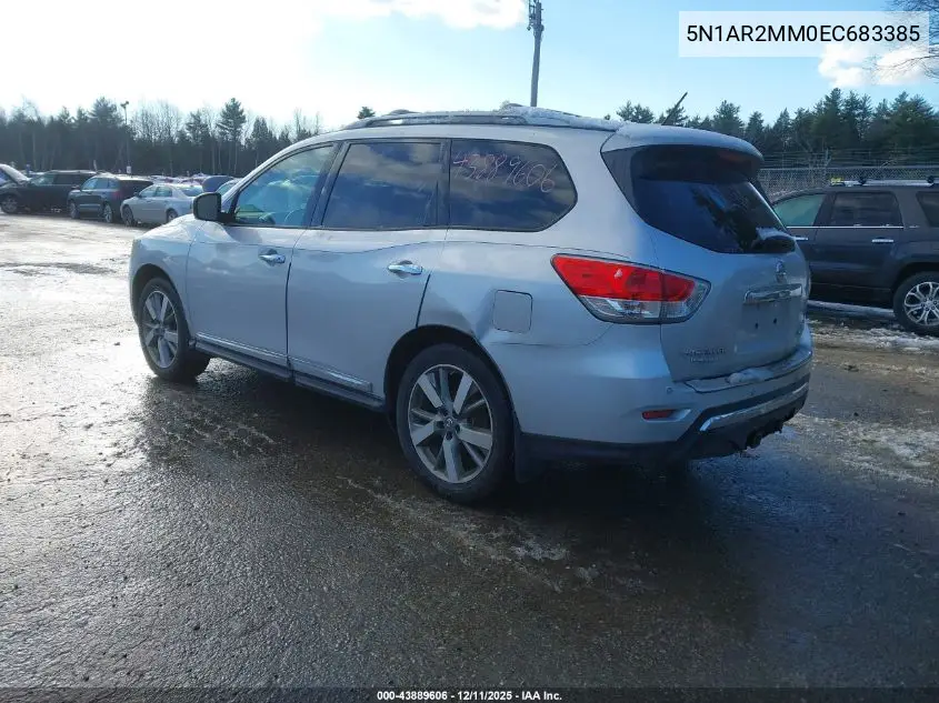 5N1AR2MM0EC683385 2014 Nissan Pathfinder Platinum