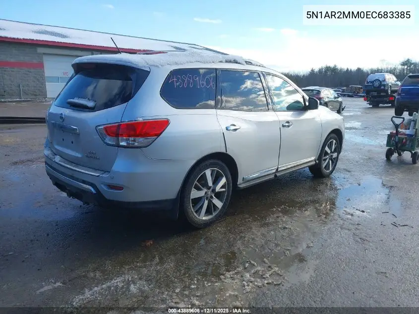5N1AR2MM0EC683385 2014 Nissan Pathfinder Platinum